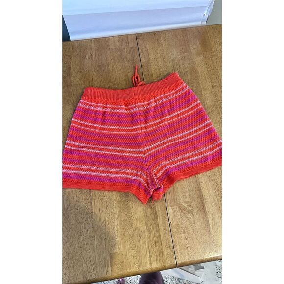 MADDEN NYC RED PINK PURPLE SHORTS WOMENS SIZE L - Picture 12 of 12